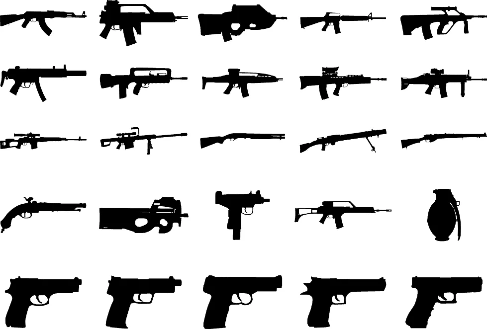 various gun categories
