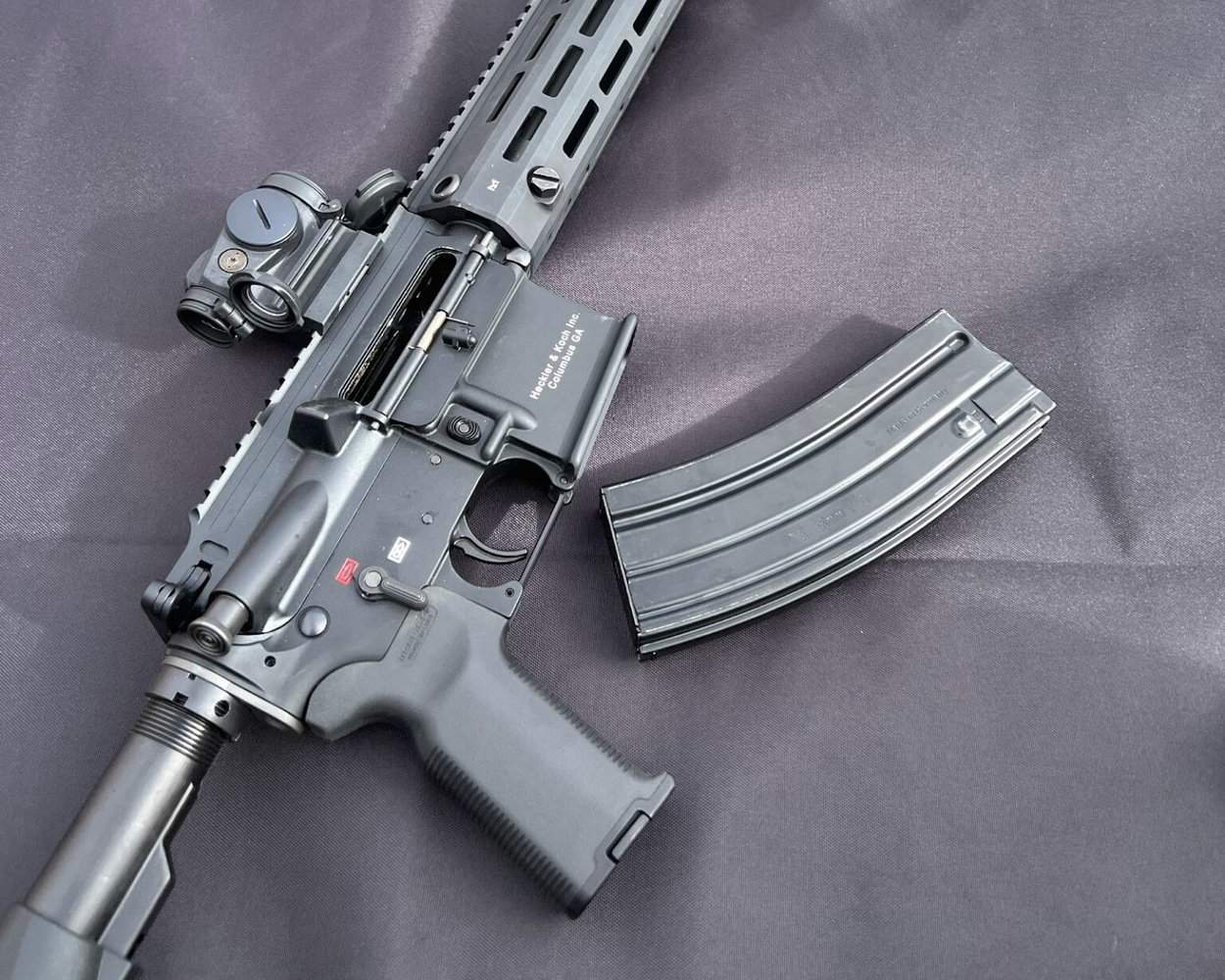 HK 416 キャッスルナット/MR 556 HK□ HK416, MR556 Barrel Nut - Titanium