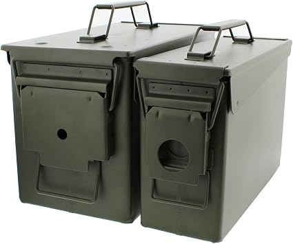 Redneck Convent 30 and 50 Cal Metal Ammo Can