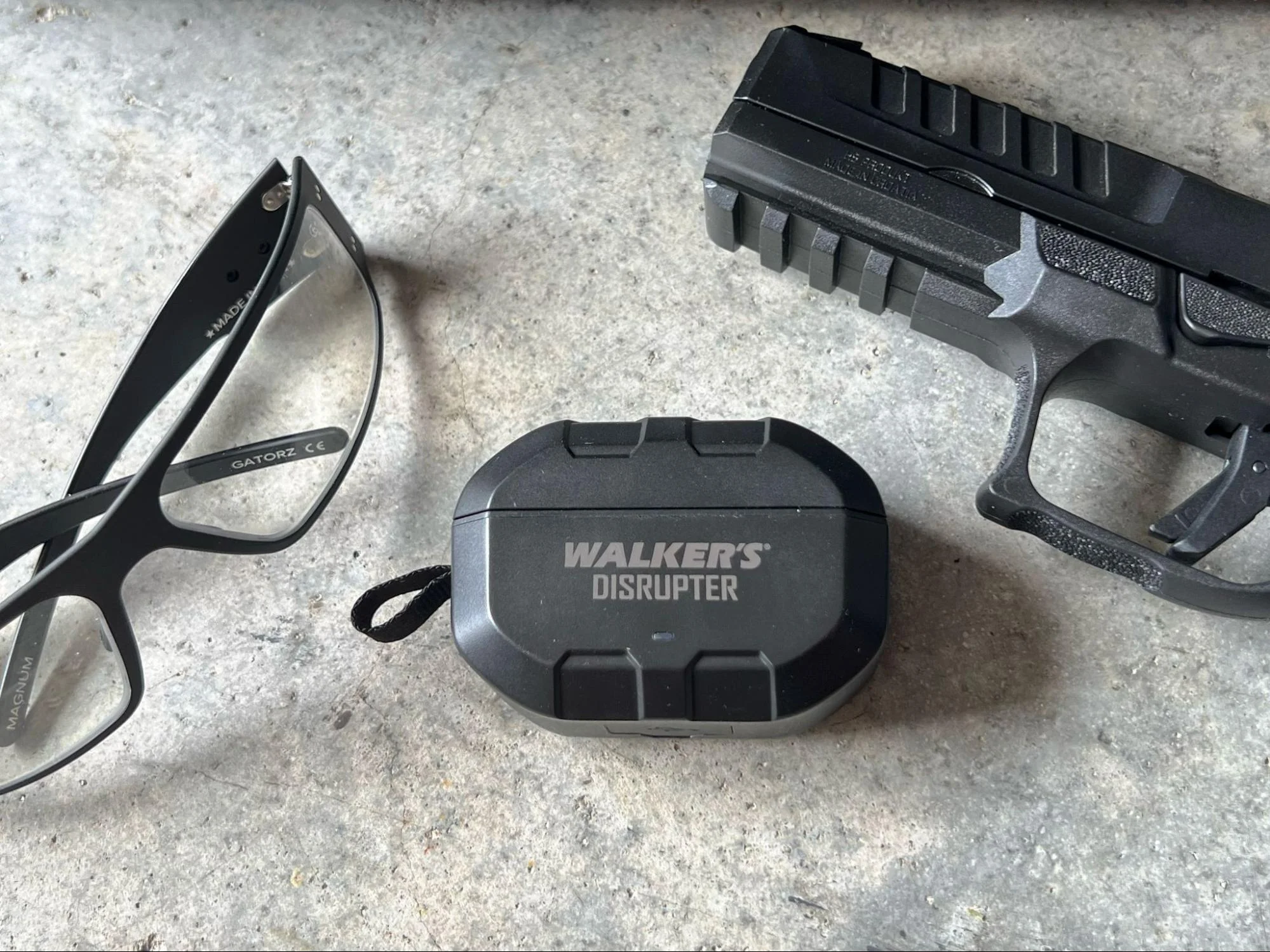 walkers disrupters bluetooth earbuds shooting glasses sw mp shield