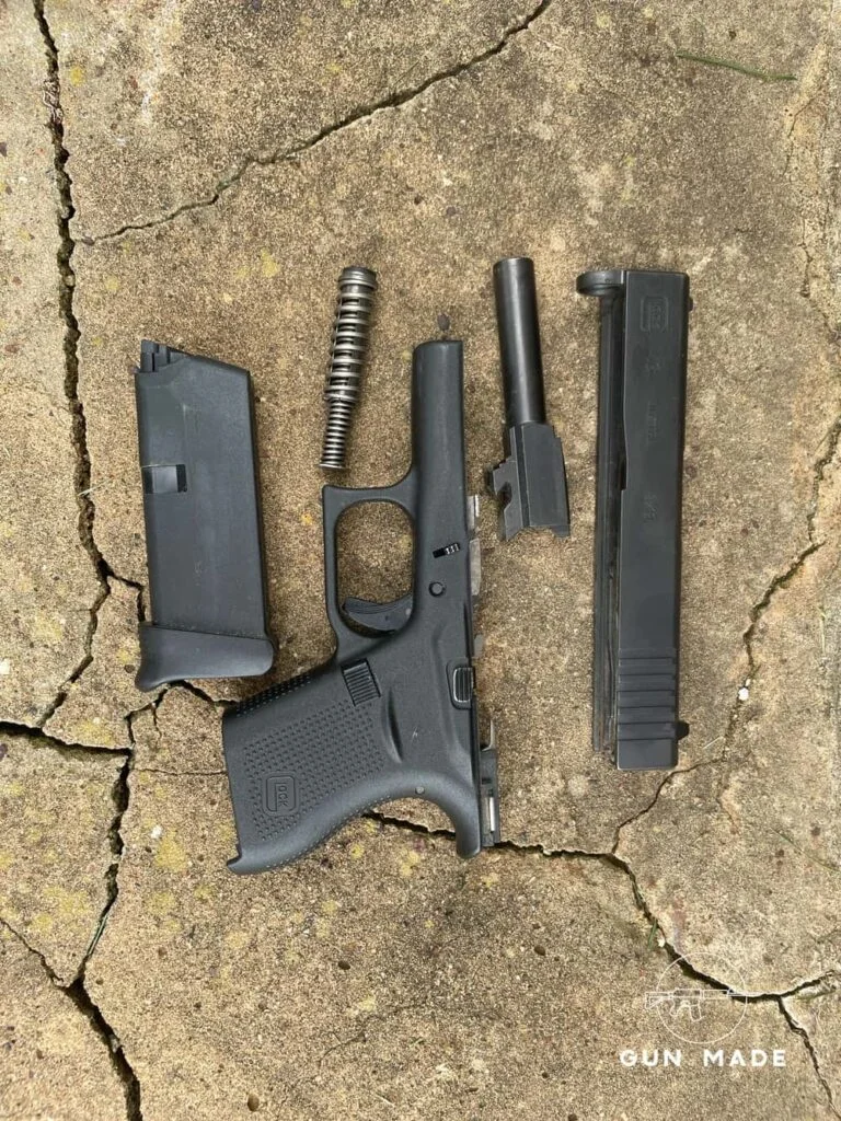 Glock 43 Dissambled