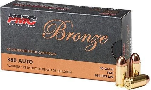 PMC Bronze .380 Auto FMJ