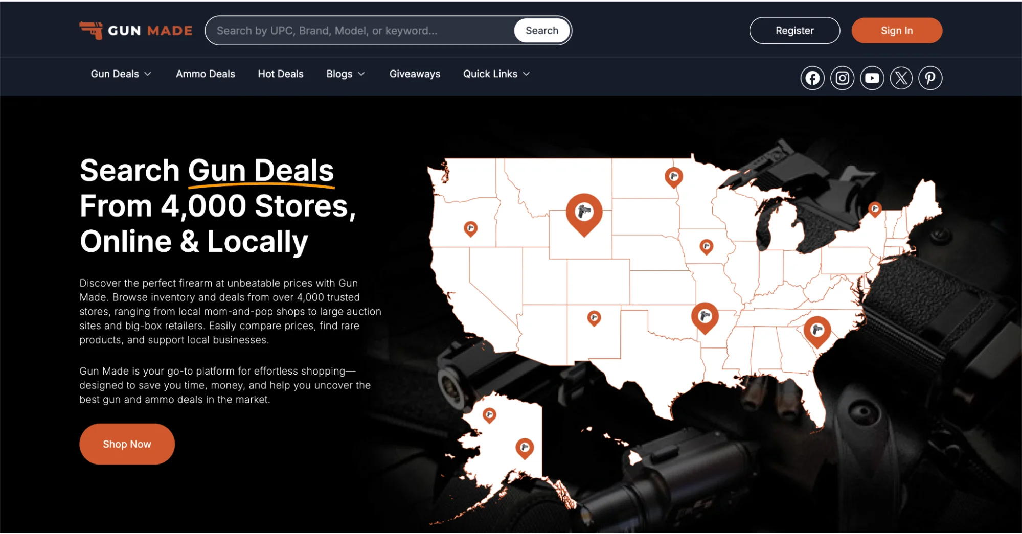 gun made home page
