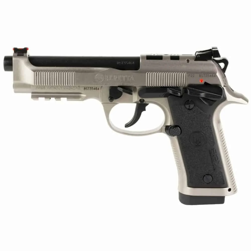 BERETTA 92X PERFORMANCE CARRY STAINLESS 9MM 4.9" BARREL 15-ROUNDS OPTICS READY