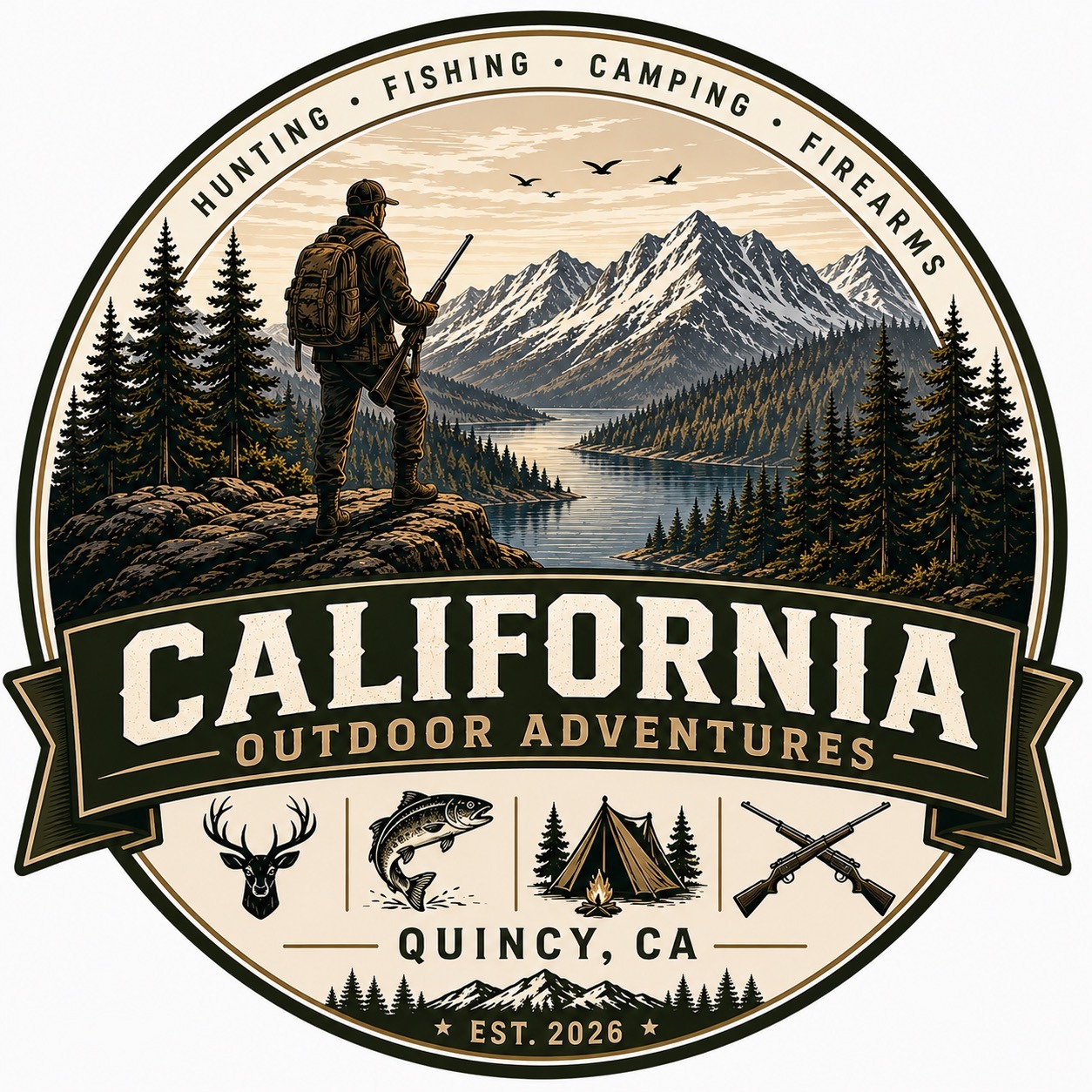 California Outdoor Adventures logo