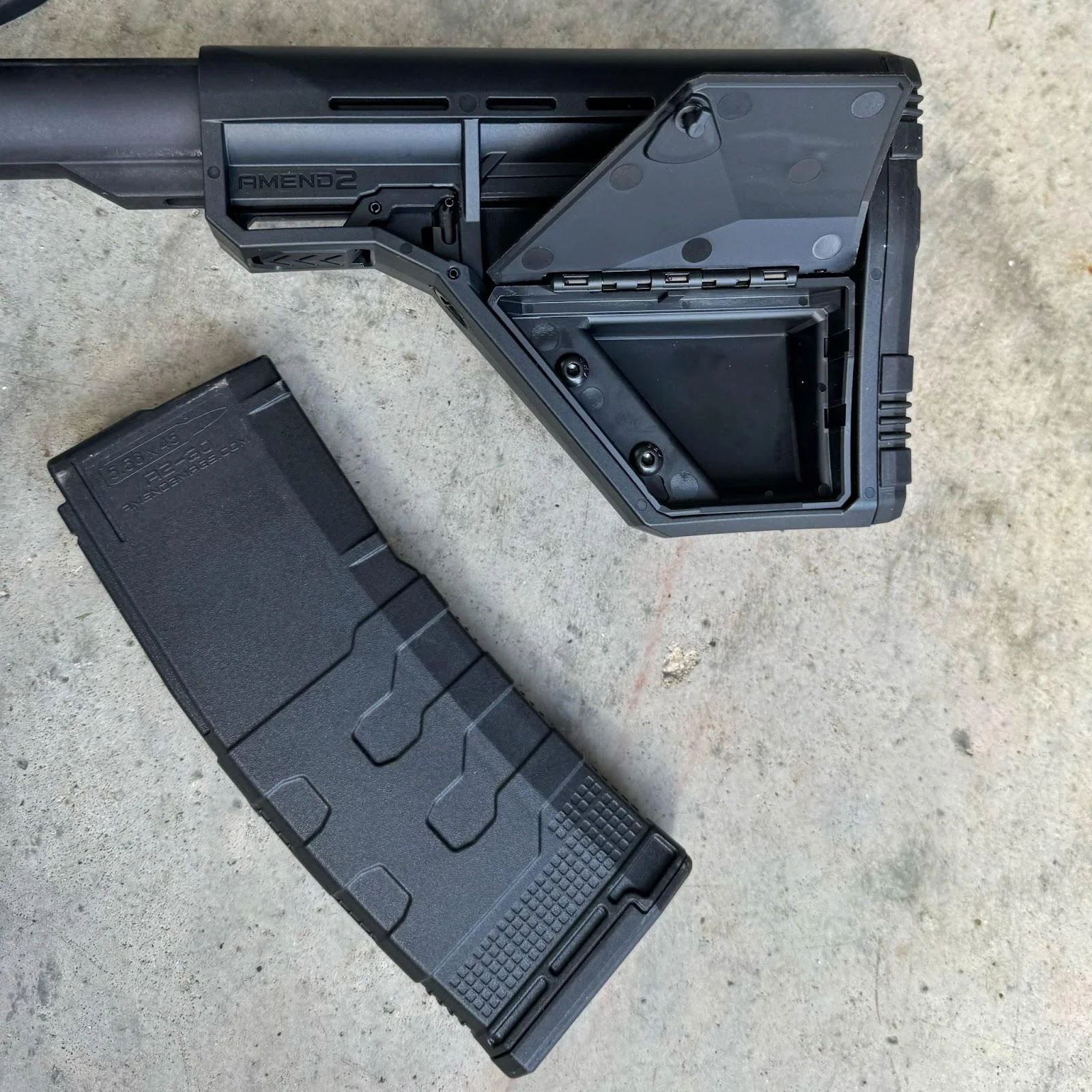 amend2 stock and magazine