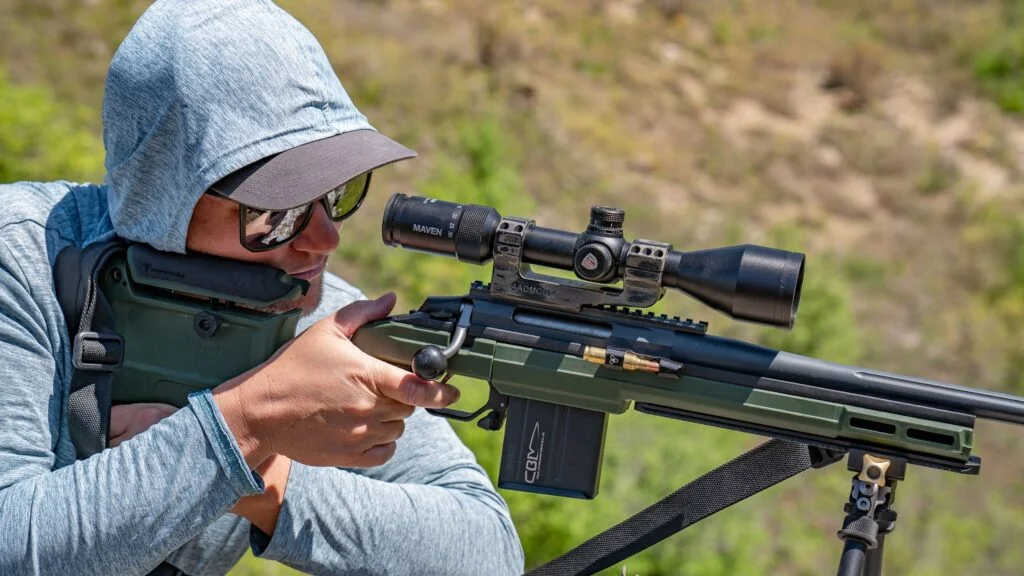 maven RS.3 5-30X50 mounted on tikka t3