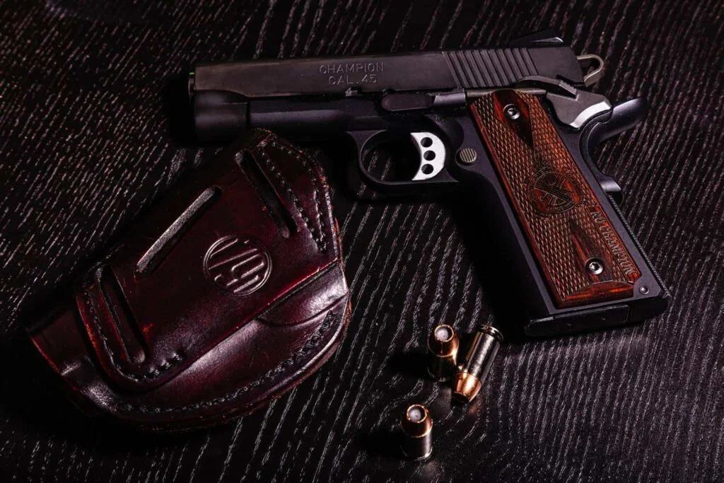 A 1911 Range Officer Champion .45 ACP Handgun