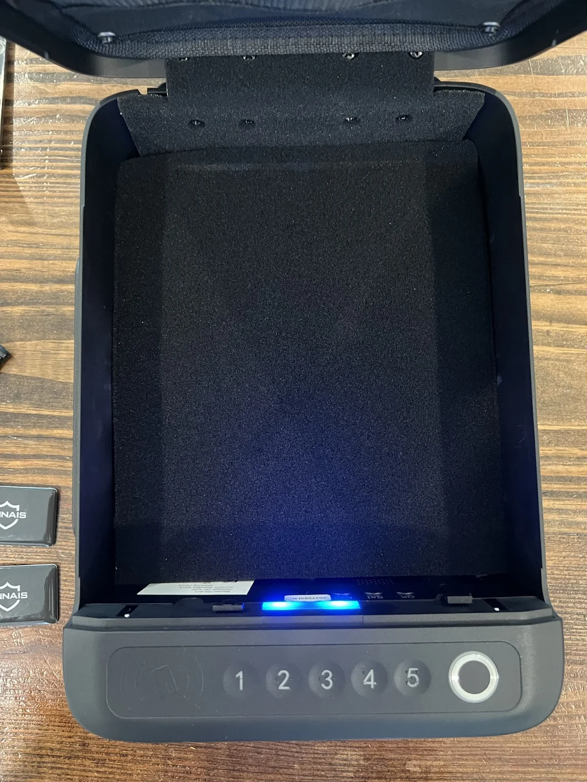 onnais alloy se gun safe review opened unlocked
