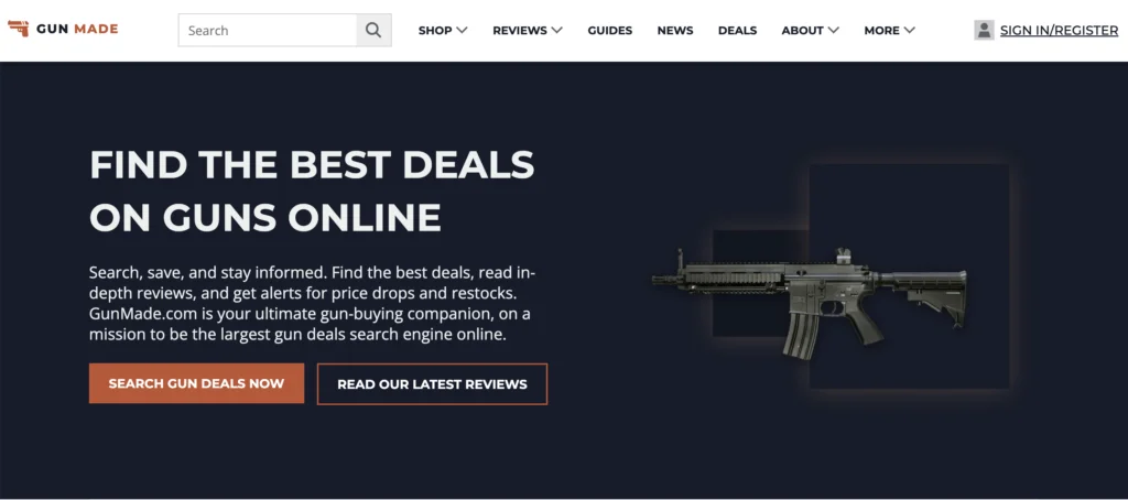 gunmade gun deals search engine