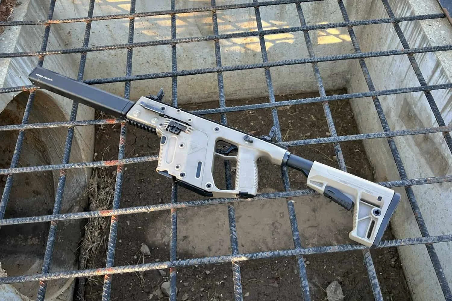 vector kriss crb laying on cage