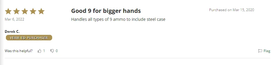 good 9 for bigger hands
