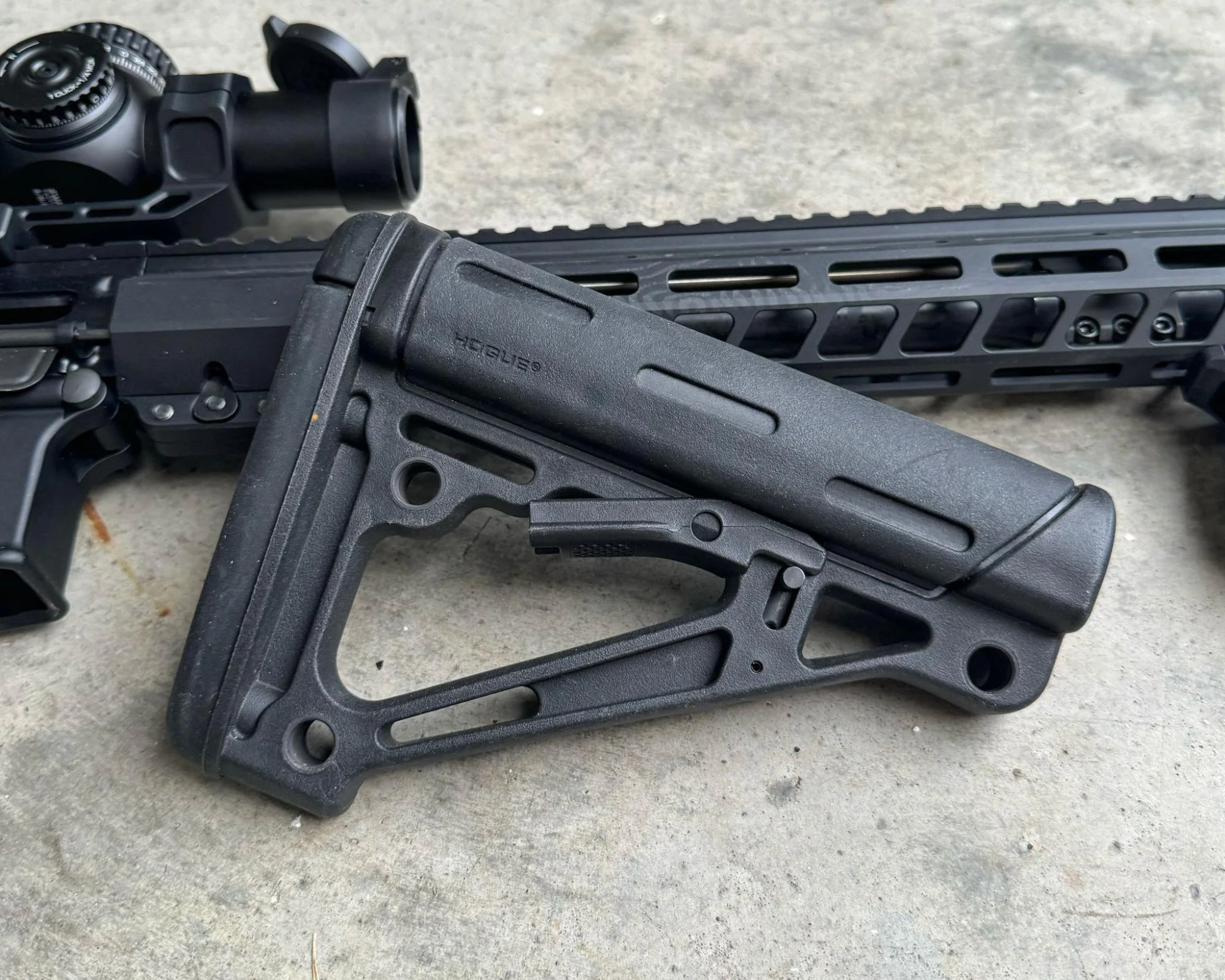 Hogue OverMolded Collapsible sling attachment points