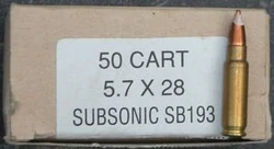 SB193 Subsonic 5.7x28