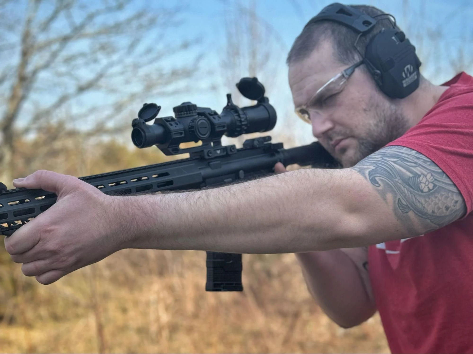Swampfox Optics Liberty II testing outdoors