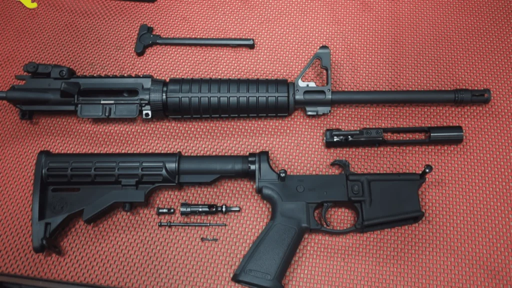 AR-556 Broken Down via GunsAmerica
