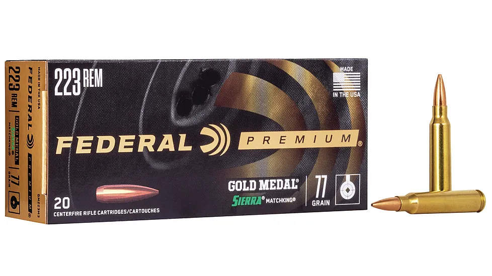 Federal .223 BTHP 72 Grain