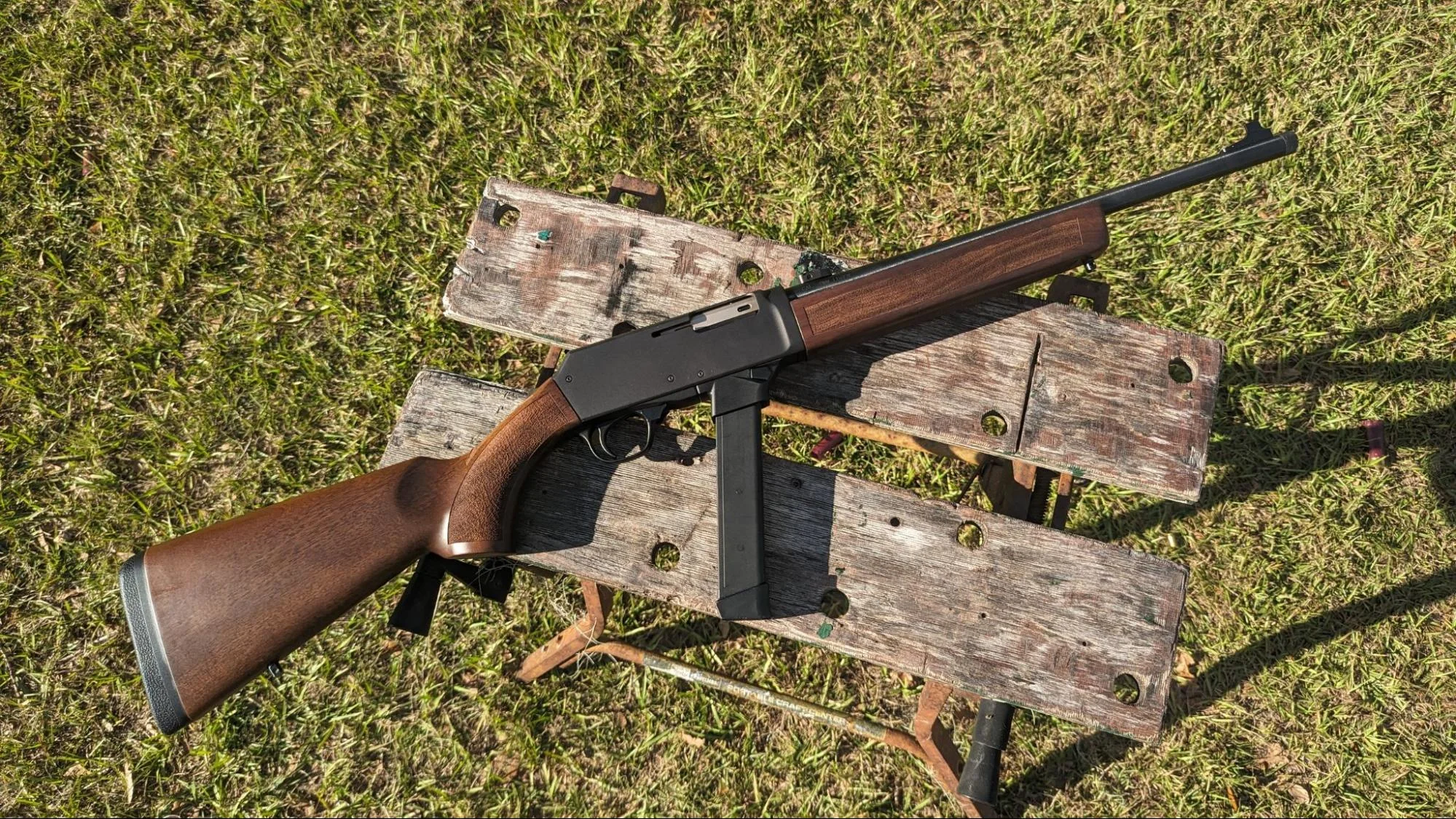 henry homesteader 9mm carbine side photo