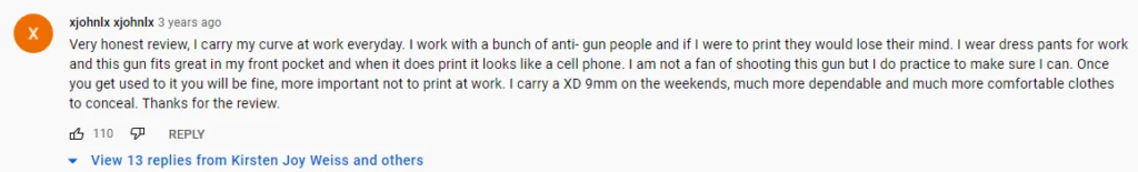 1st youtube review