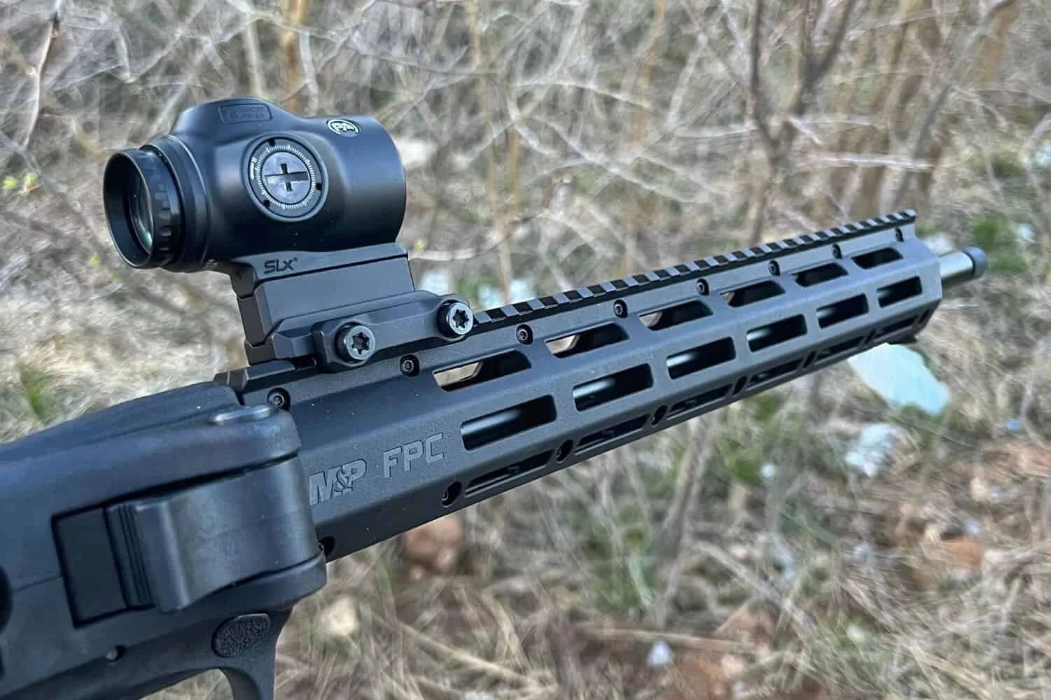smith wesson m&p fpc with primary arms optic mounted