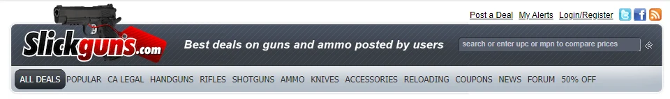 slickguns old menu
