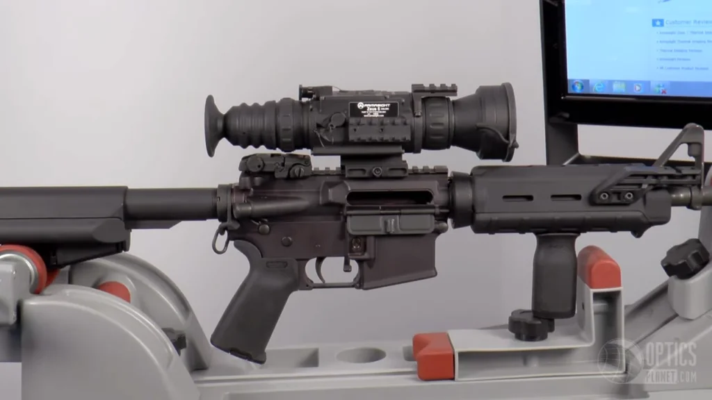 Armasight Zeus 336 Thermal Imaging Rifle Scope Mounted via OpticsPlanet