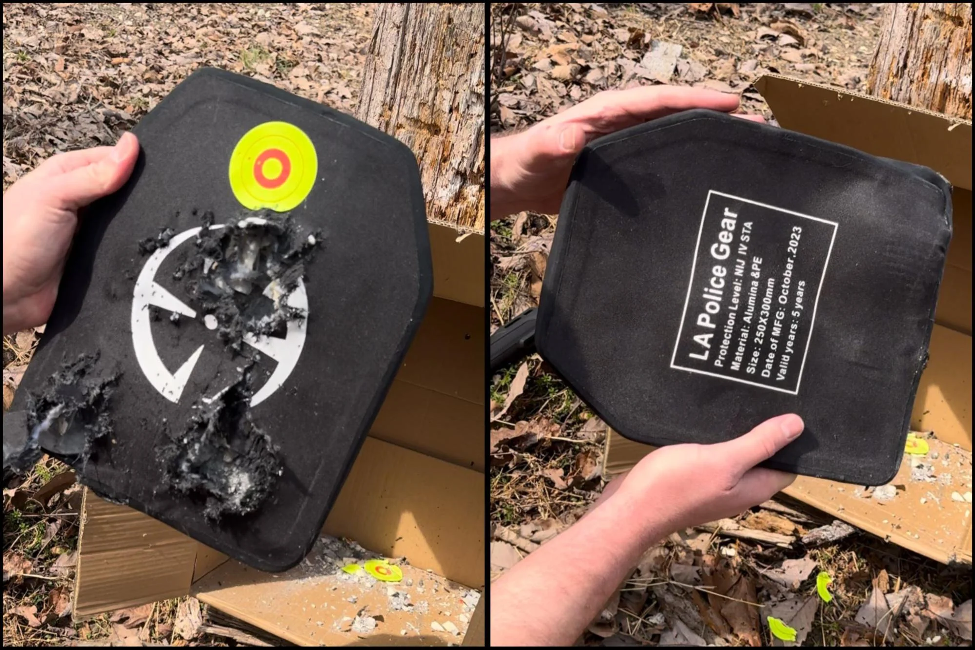 la police gear level iv armor hands on review side by side 7