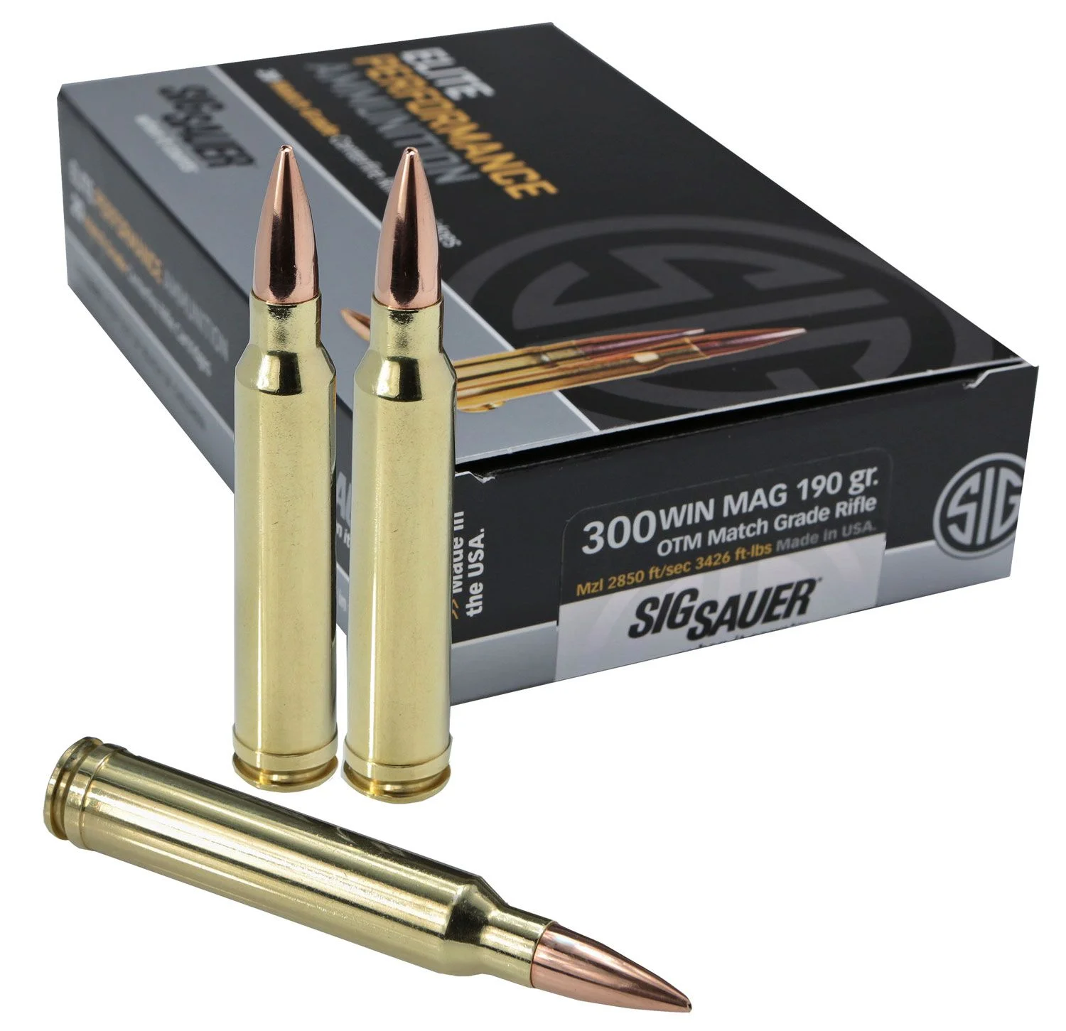 SIG SAUER .300 WIN MAG 190 GRAIN