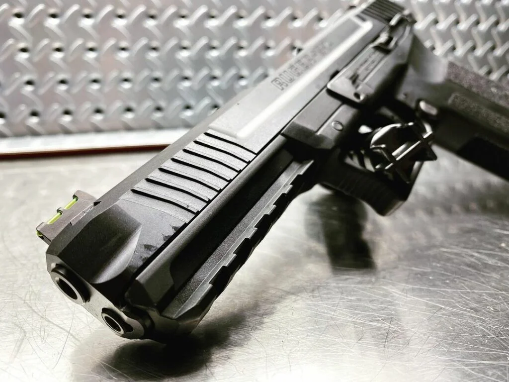 ruger 57 close up barrel