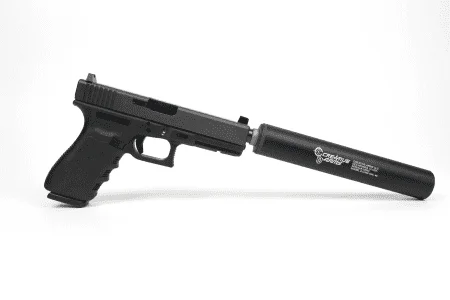suppressed 45 pistol