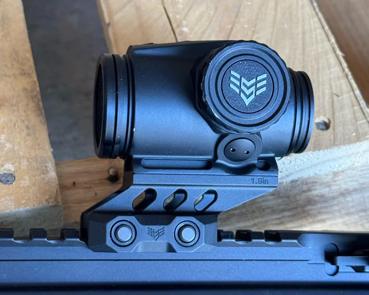 Close-up of the Raider's side-mounted battery compartment for easy access