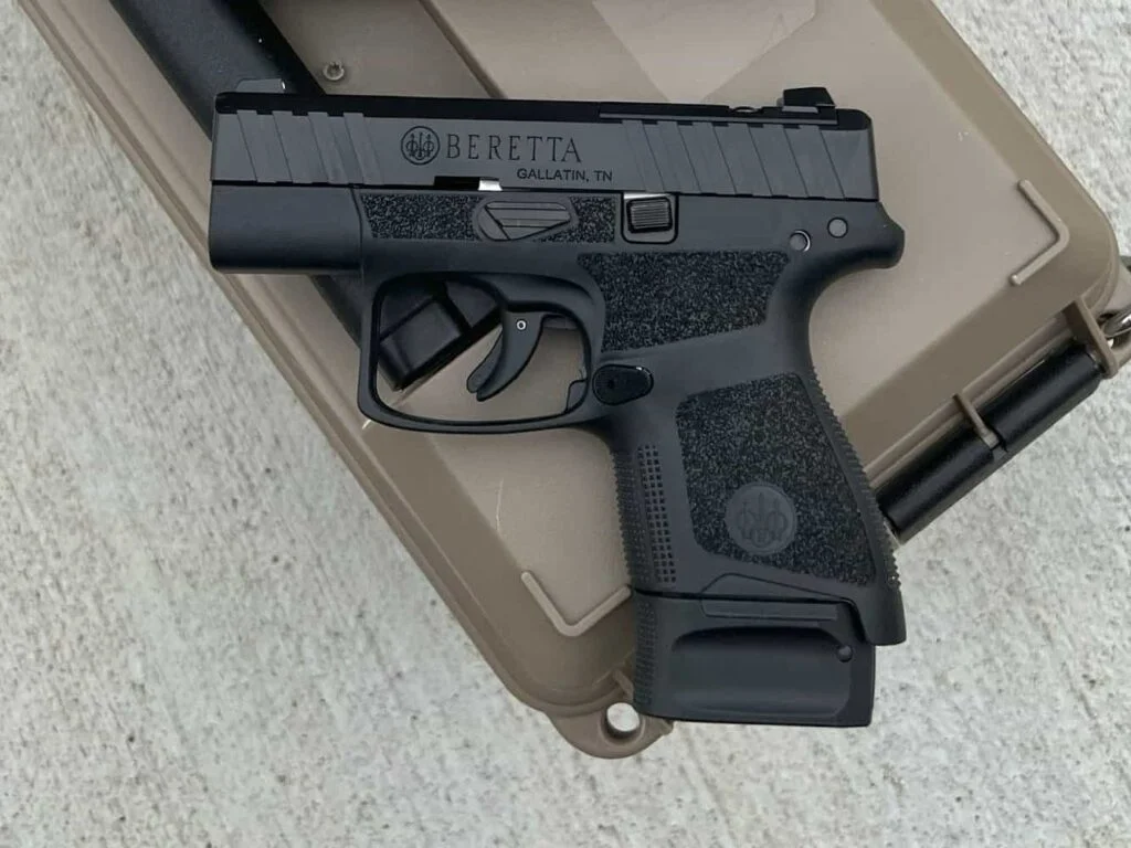 Beretta APX A1 Carry Review on ammo box