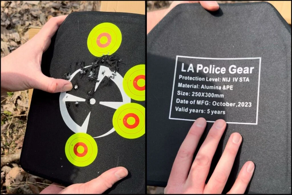 la police gear level iv armor hands on review side by side 2