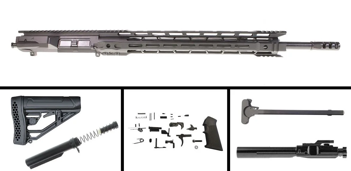 DD 'Ferrule' 20" LR-308 6.5 Creedmoor Nitride Rifle Full Build Kit
