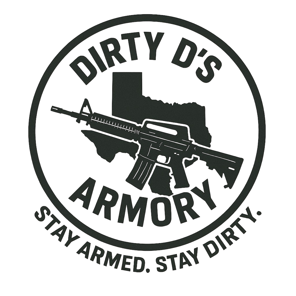 Dirty D’S Armory logo