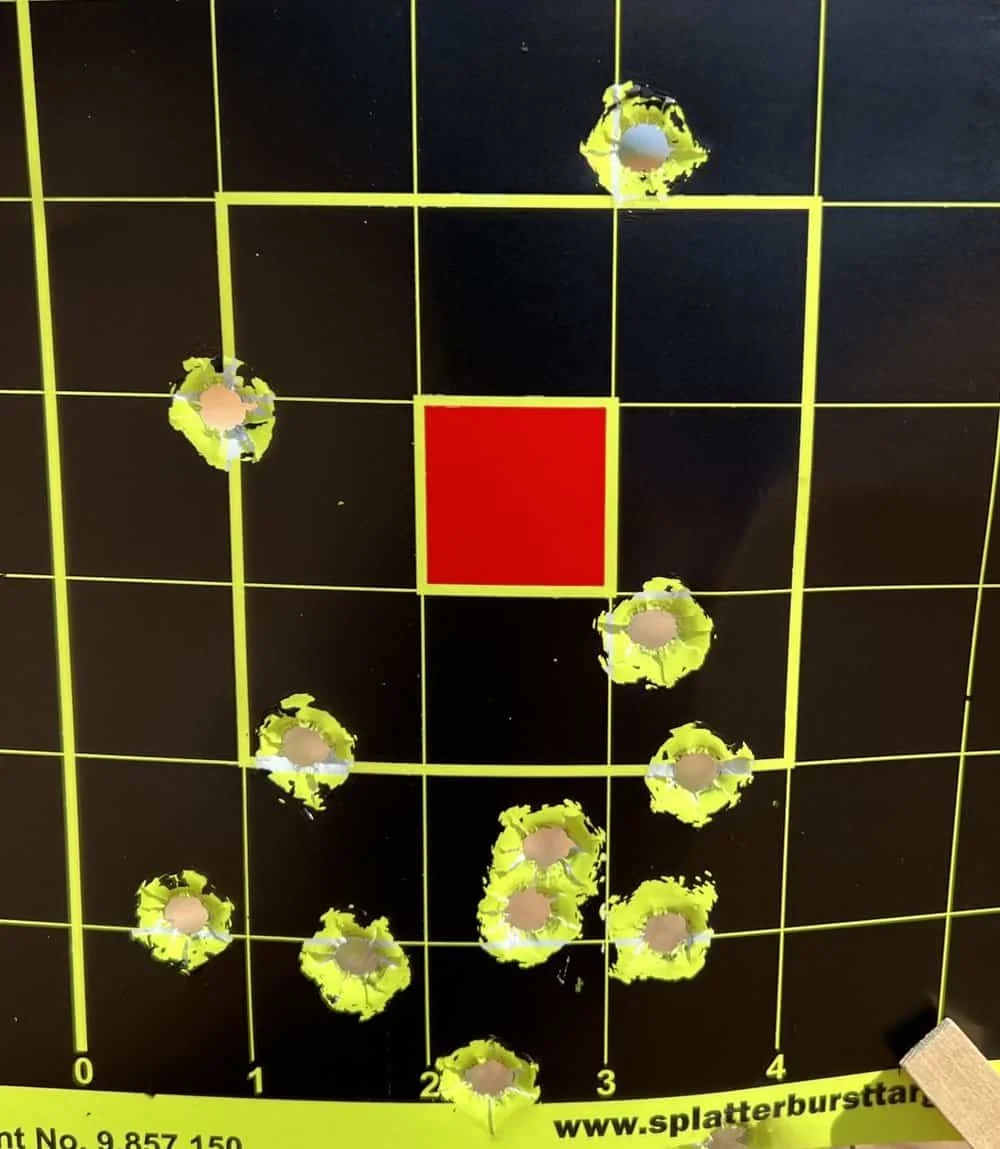 Rossi R92 groupings range test