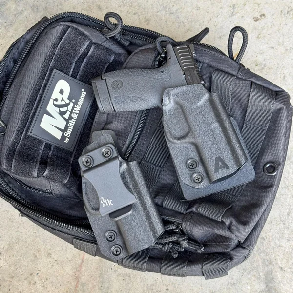 Smith & Wesson Bodyguard 2.0 pistol with Allegiant IWB and off-body holsters