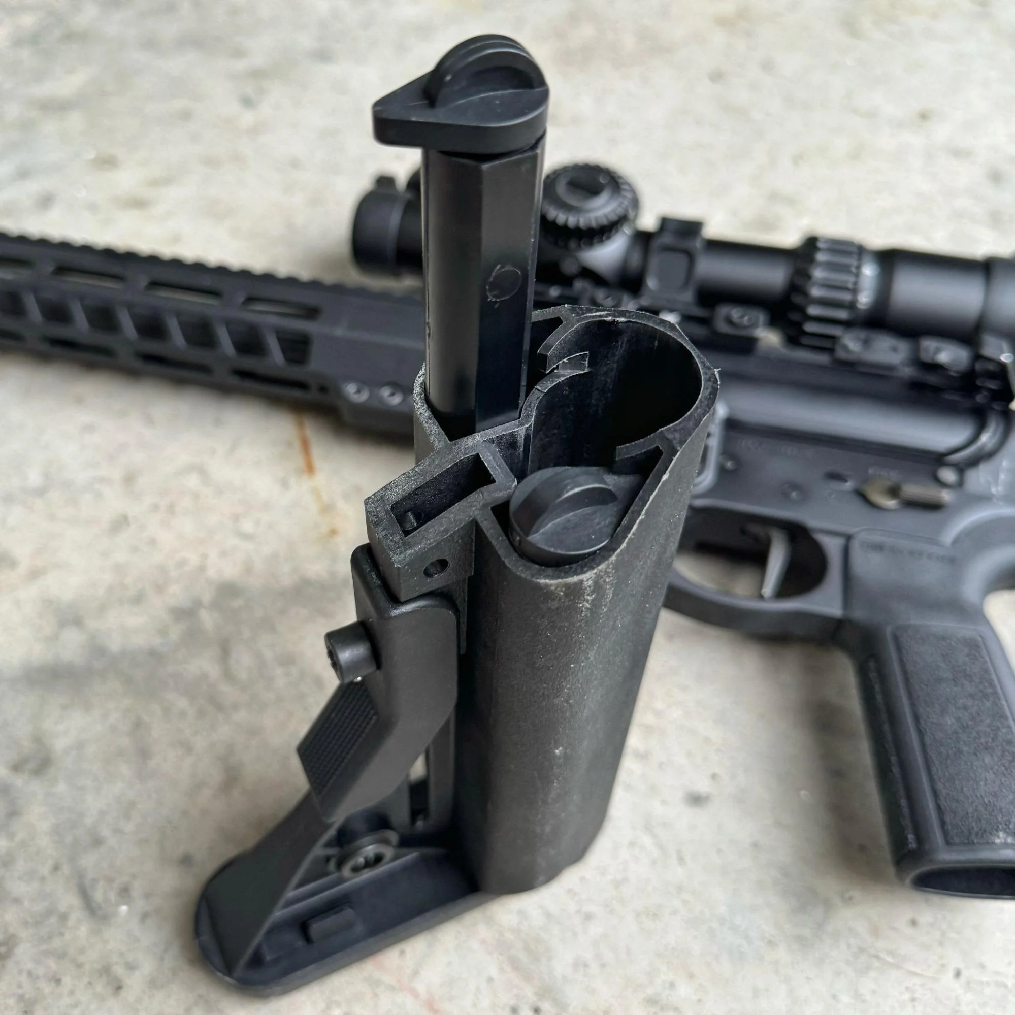 b5 systems enhanced sopmod two internal storage compartments