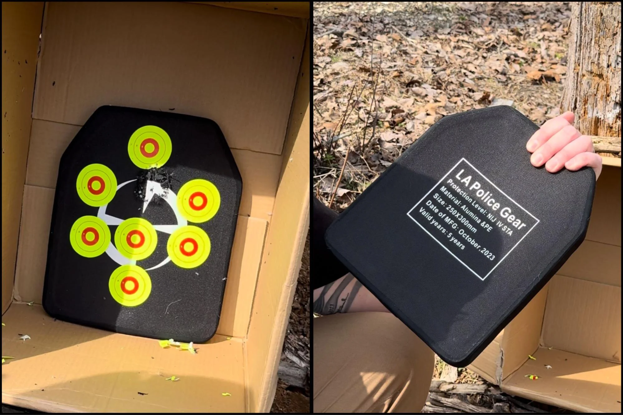 la police gear level iv armor hands on review side by side