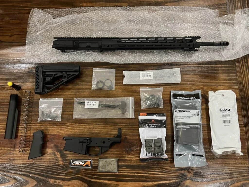 Davidson Defense Ferrule 20 LR-308 6.5 Creedmoor Build Kit unboxing with all parts