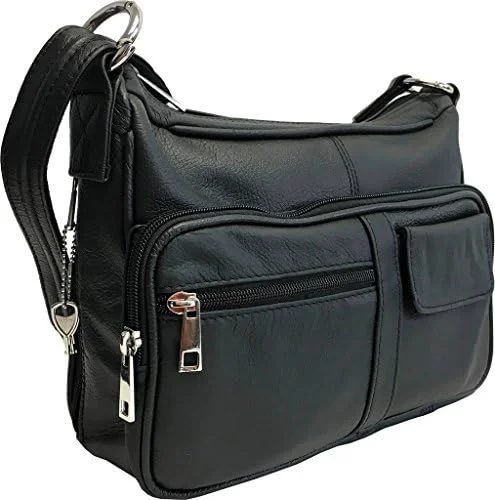 Vine Branch Genuine Leather Locking Concealment Purse